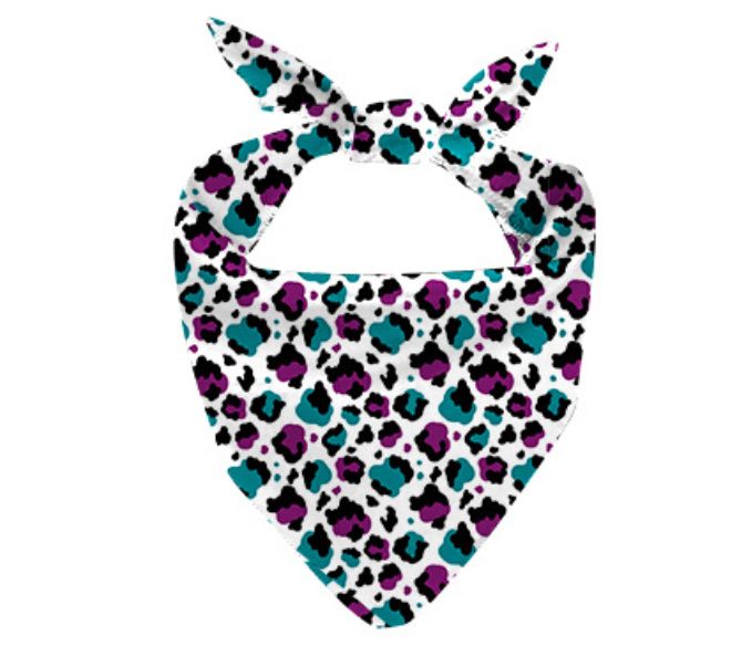 Green & Purple Leopard Plaid Matching Set