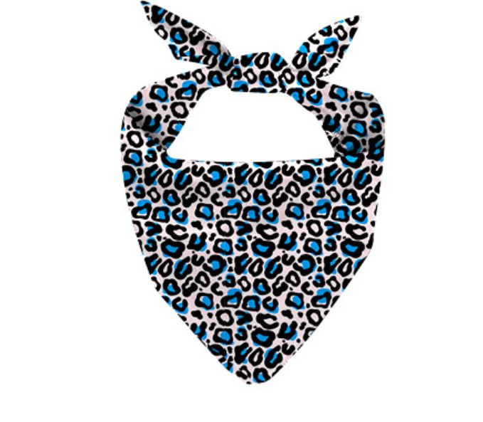 Blue and Pink Leopard Plaid Matching Set